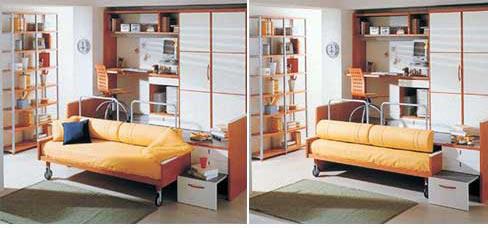 小公寓装修选择的家具要多功能化