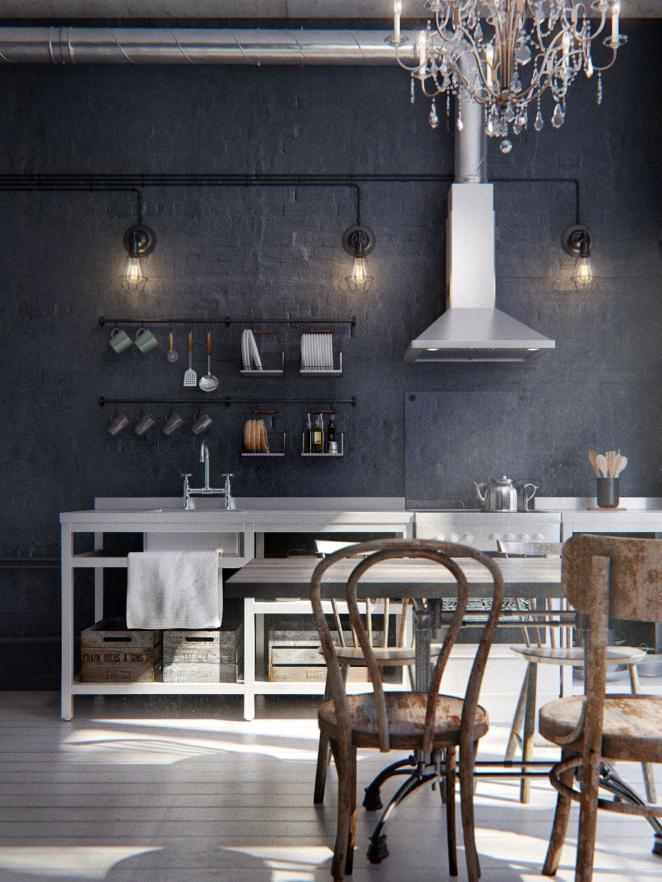 小公寓北欧风格厨房装修效果图