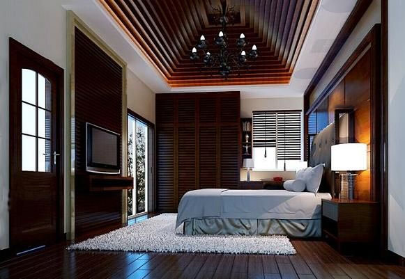 东南亚风格的卧室吊顶怎么设计好看？