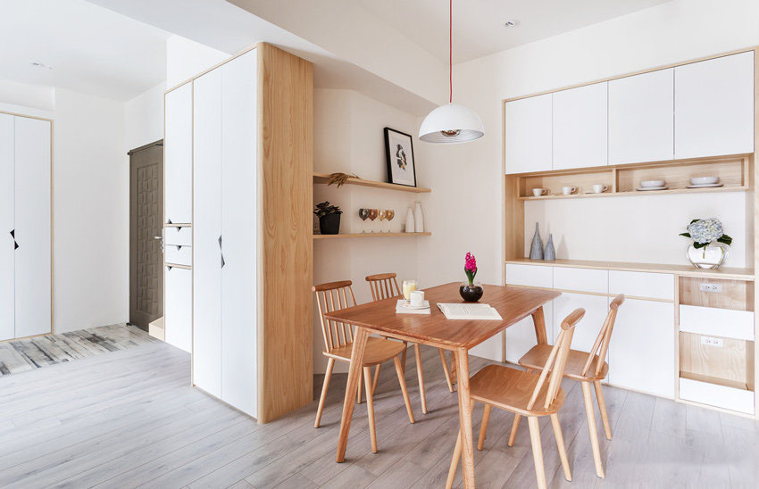 70㎡公寓北欧风格装修 原木质打造清新又自然！