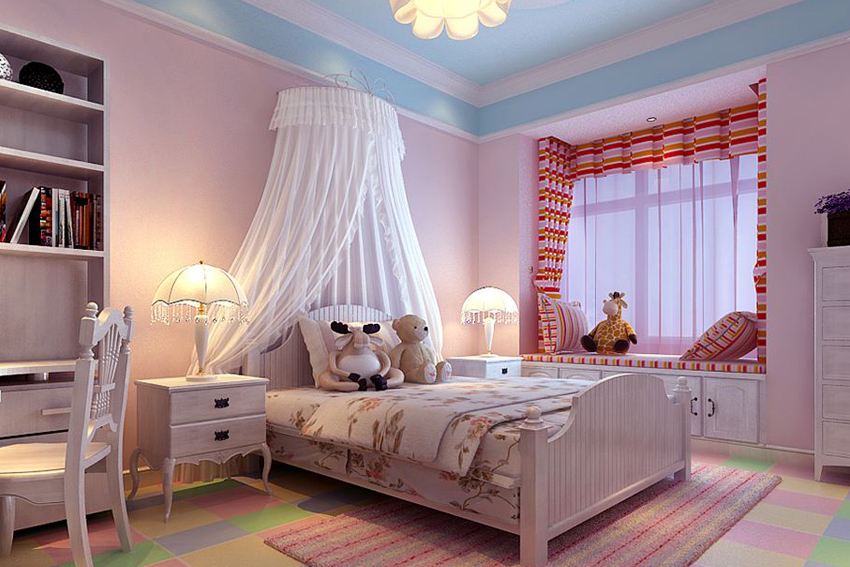 儿童房装修丨儿童房窗帘颜色的搭配技巧
