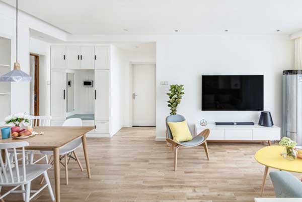 简约日式风格装修效果图 原木风打造的禅意三居室
