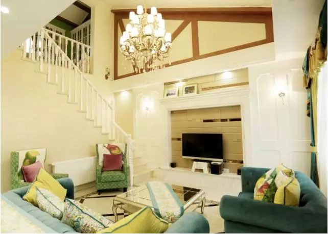 200㎡美式简欧混搭风格装修 舒适却独特的家居空间！