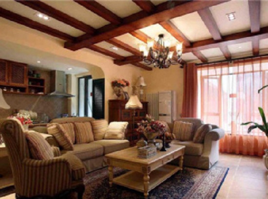5种不同类型的客厅吊顶装修 和千思装饰一起看看哪一个适合你家