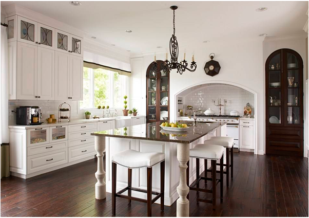 美观又大气的厨房吧台设计效果图 让家更温馨！