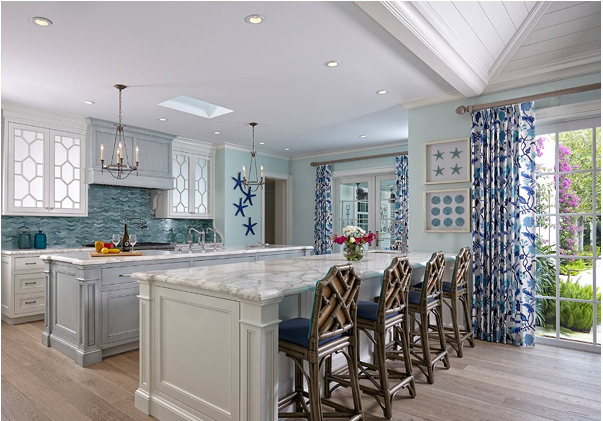 美观又大气的厨房吧台设计效果图 让家更温馨！