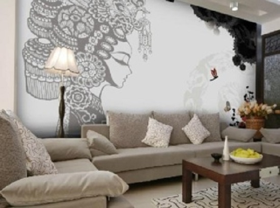 客厅沙发背景墙装修成这样，从此爱上一面墙！